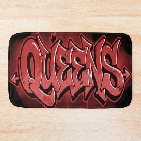 Item preview, Queens New York City Red Graffiti Letters designed and sold by EZPAINT.