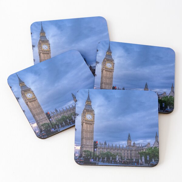 Item preview, Blue Hour Majesty: Big Ben and Westminster at Twilight designed and sold by Greysline.