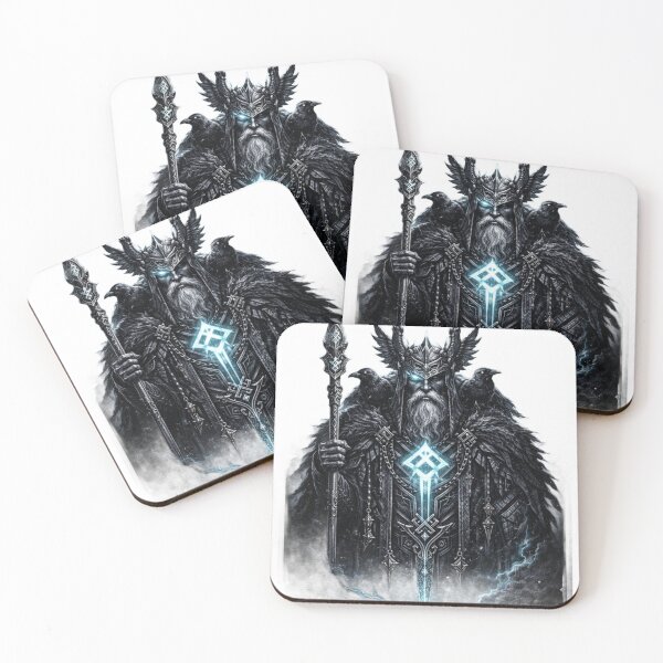 Item preview, Nordic Raven King – Dark Norse Warrior designed and sold by HejStudio.