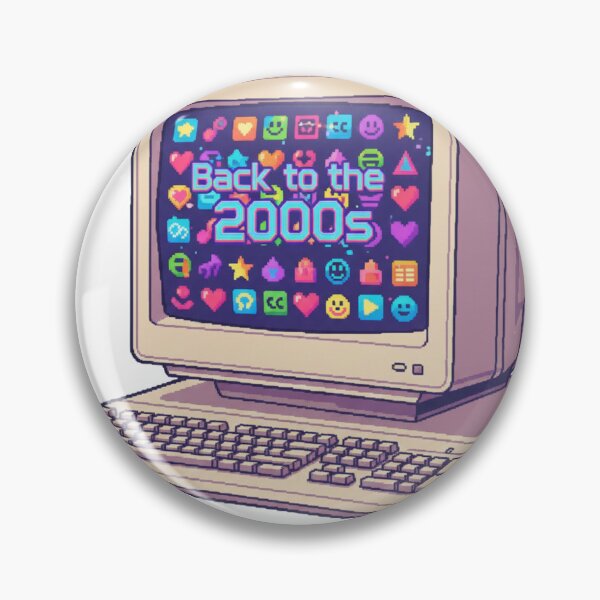 Item preview, Back to the 2000s Retro Desktop Computer Illustration – Nostalgic Y2K Aesthetic Art designed and sold by YK SHOP.