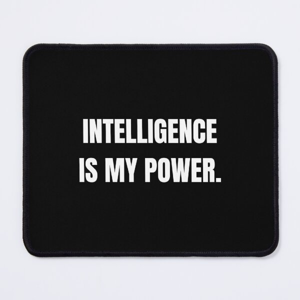Item preview, Intelligence Is My Power - Smart Women Empowerment Gift Tee designed and sold by by Gabriel Arts.