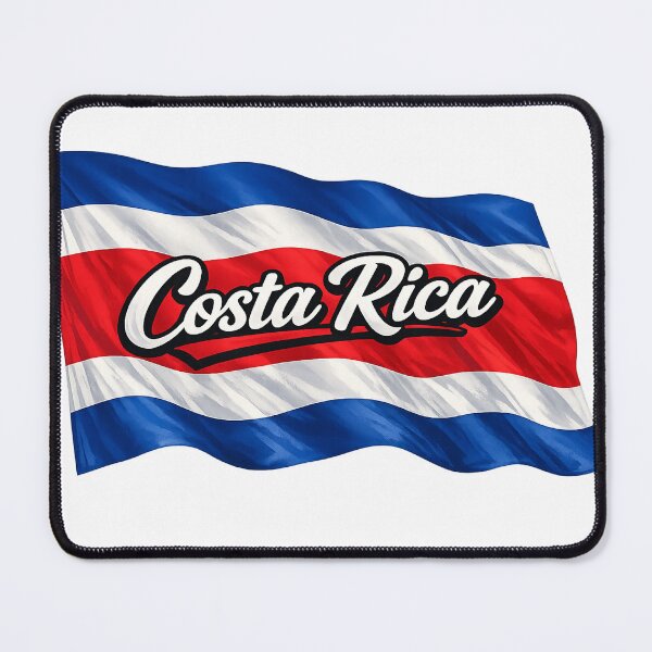 Item preview, Costa Rica Waving Flag Design – Costa Rican Pride Patriotic Graphic designed and sold by GarnerSupplyCo.