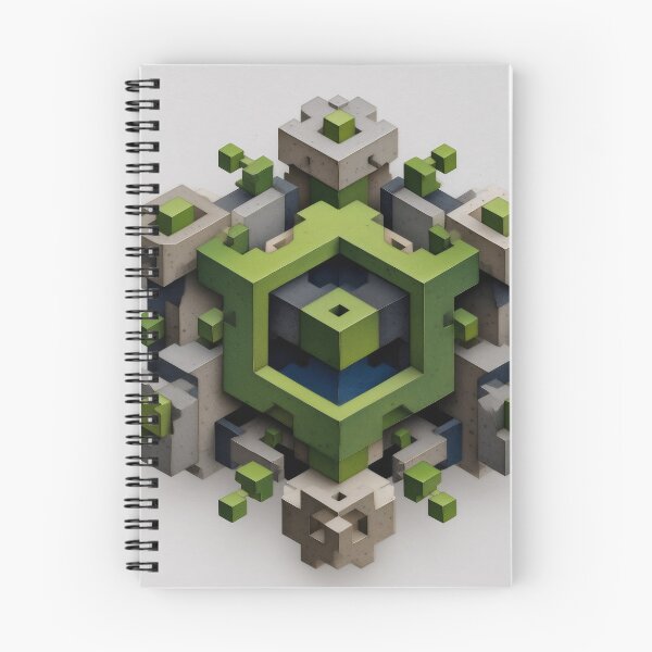 Item preview, Green Geometric Core Structure designed and sold by LuminousFoundry.
