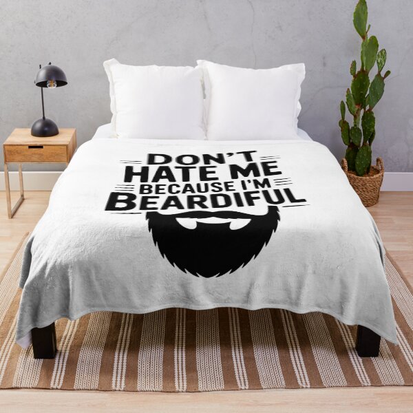 Item preview, Don't Hate Me Because I'm Beardiful designed and sold by Frank Ring.