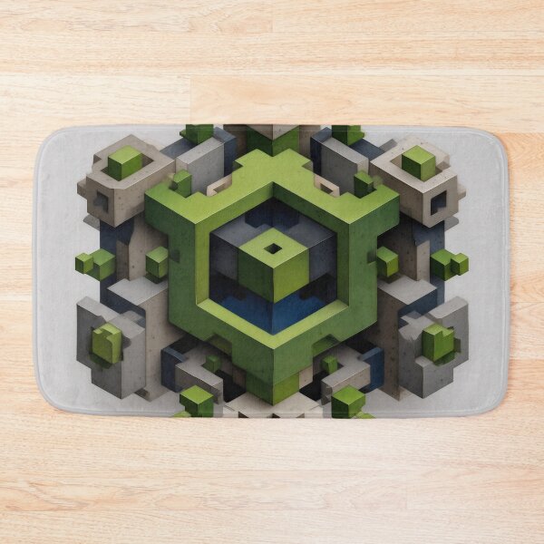 Item preview, Green Geometric Core Structure designed and sold by LuminousFoundry.
