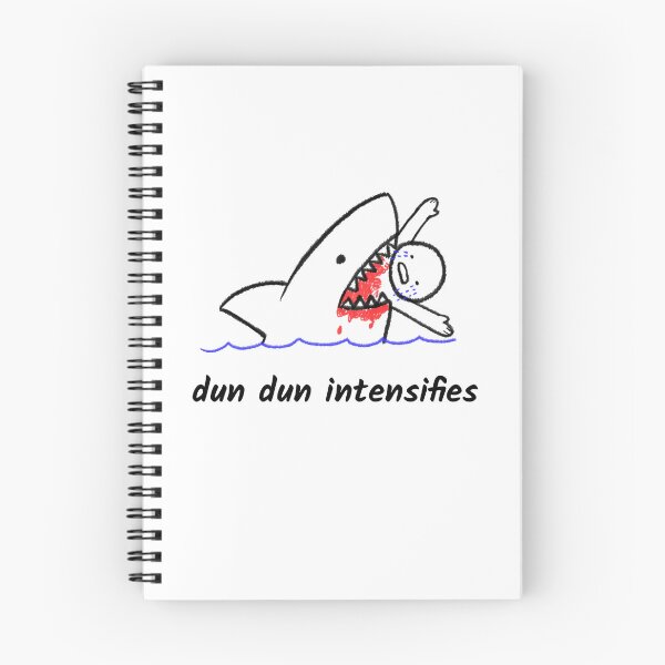 Item preview, Dun Dun intensifies -- Jaws theme shark attack humor designed and sold by The Sporty Nerd.
