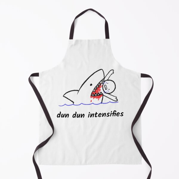 Item preview, Dun Dun intensifies -- Jaws theme shark attack humor designed and sold by The Sporty Nerd.
