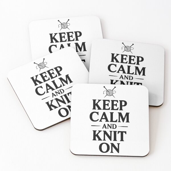 Item preview, Keep Calm and Knit On designed and sold by Frank Ring.