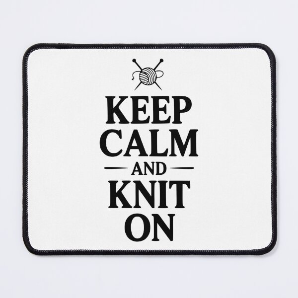 Item preview, Keep Calm and Knit On designed and sold by Frank Ring.