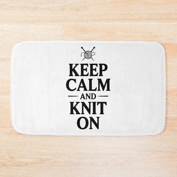 Item preview, Keep Calm and Knit On designed and sold by Frank Ring.