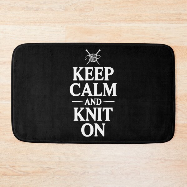 Item preview, Keep Calm and Knit On designed and sold by Frank Ring.