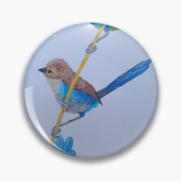 Item preview, Australian Blue Wrens - birds designed and sold by Garry Greenwood.