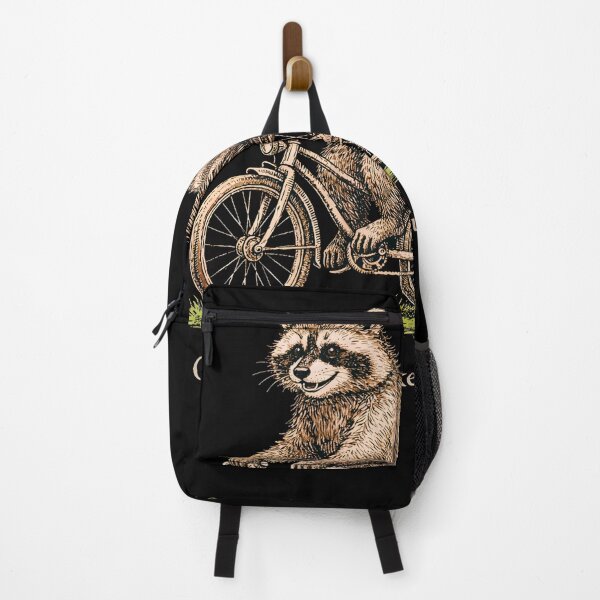 Item preview, Raccoon Riding a Bike Causing Mischief designed and sold by designleon19.