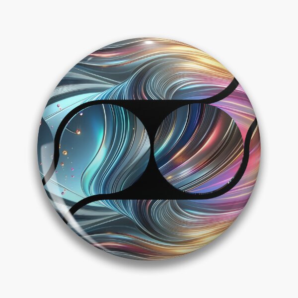 Item preview, Neon Waves Holographic Motion Pattern designed and sold by Szpaku desart .