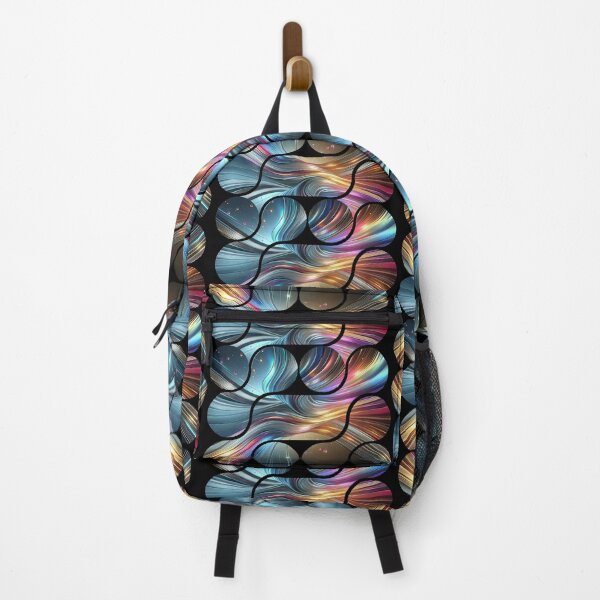 Item preview, Neon Waves Holographic Motion Pattern designed and sold by Szpaku desart .