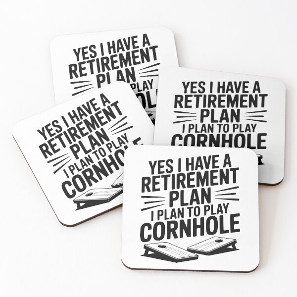Item preview, Yes I Have a Retirement Plan I Plan to Play Cornhole designed and sold by Frank Ring.