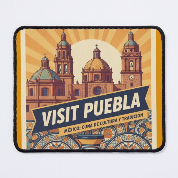 Item preview, Vintage Puebla City 1950s designed and sold by Chantinflas.