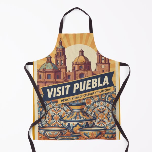Item preview, Vintage Puebla City 1950s designed and sold by Chantinflas.