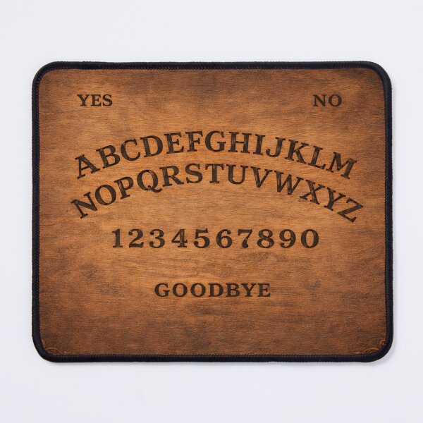 Item preview, Vintage Spirit Board Quirky Mouse Pad Goth Desk designed and sold by ArcanePrintsxo.