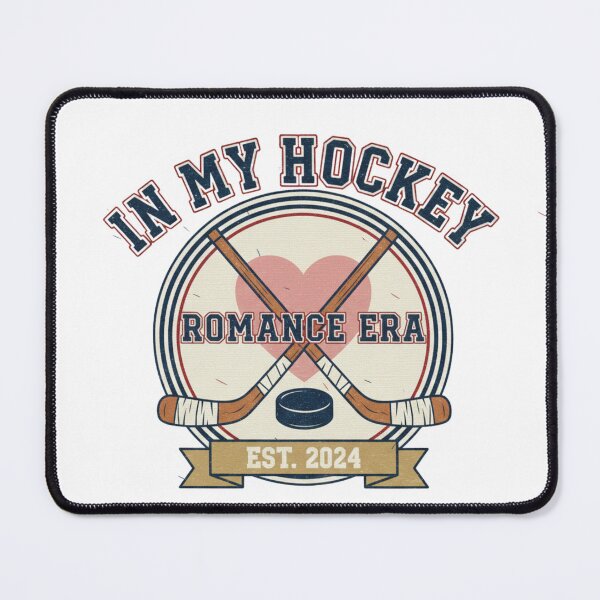Item preview, In My Hockey Romance Era Vintage Badge Design – Retro Ice Hockey Love Aesthetic designed and sold by YK SHOP.