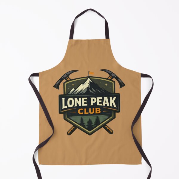 Item preview, Lone Peak Club – Mountain Adventure Emblem designed and sold by Dogandesighn.