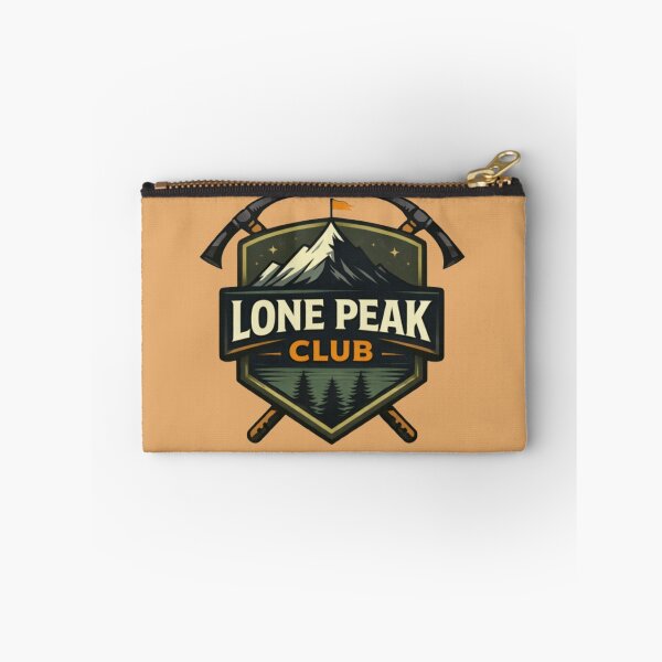 Item preview, Lone Peak Club – Mountain Adventure Emblem designed and sold by Dogandesighn.