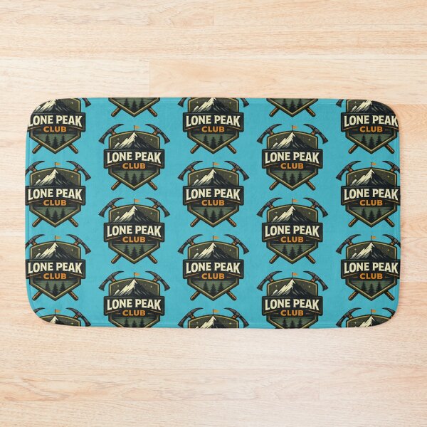 Item preview, Lone Peak Club – Mountain Adventure Emblem designed and sold by Dogandesighn.