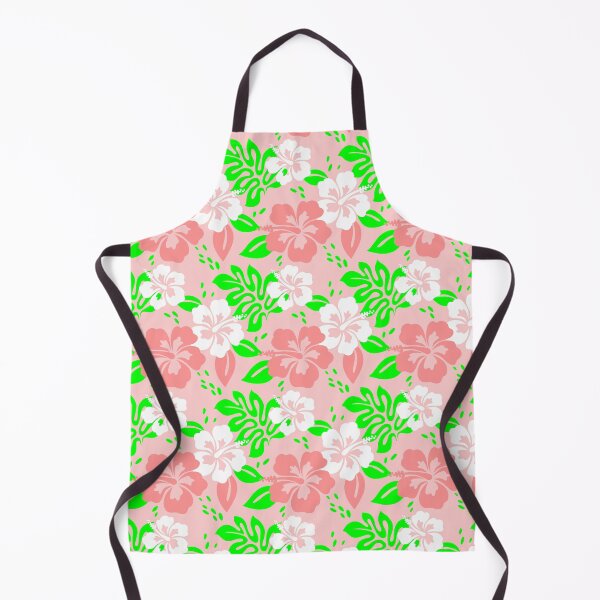 Artikelvorschau, Luau-Blumenfest, tropische Hibiskusblüten, rosa entworfen und verkauft von Gossip Rag.