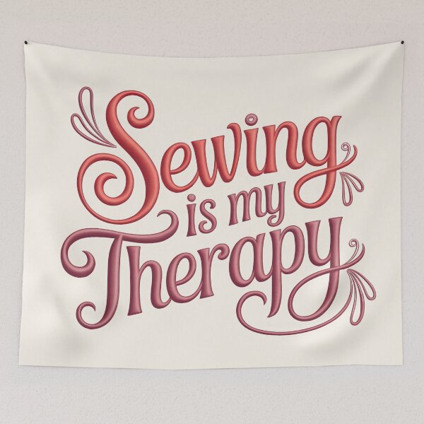 Item preview, Sewing is my Therapy designed and sold by BuxomBabe21.