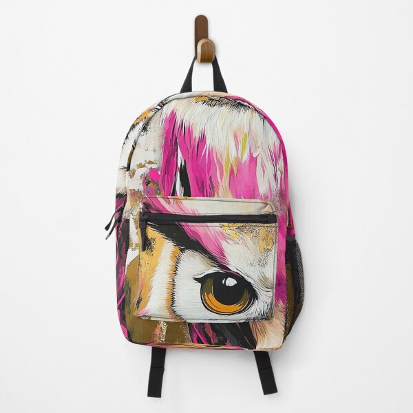 Item preview, Punk Pop Art Owl designed and sold by TheBohemianLark.