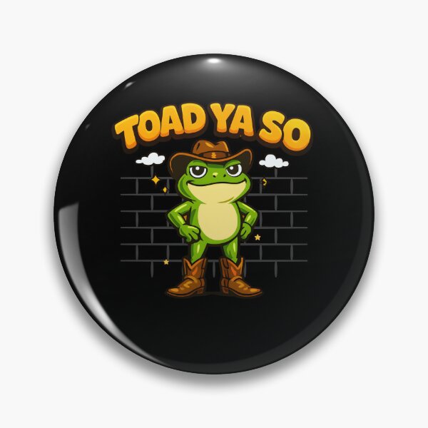 Item preview, TOAD YA SO – Funny Cowboy Toad | Pun Humor Western Design designed and sold by Cree8if.