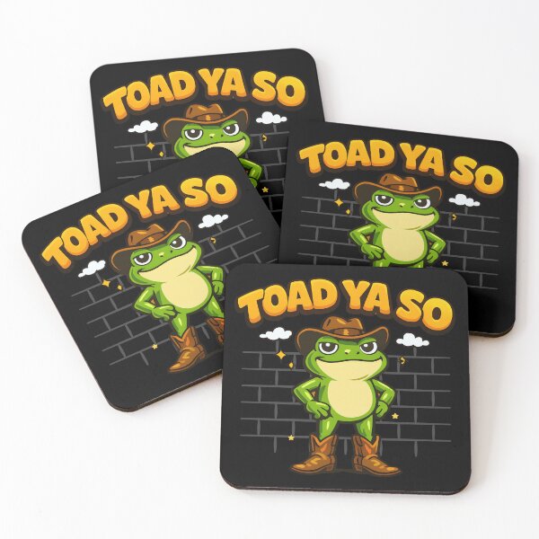 Item preview, TOAD YA SO – Funny Cowboy Toad | Pun Humor Western Design designed and sold by Cree8if.