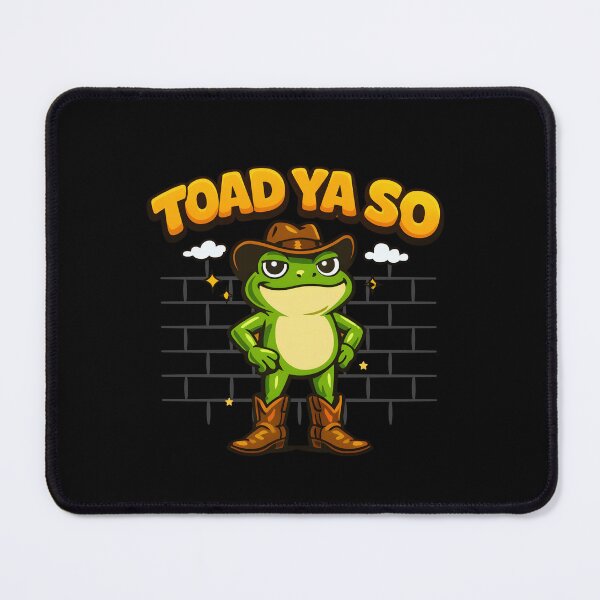 Item preview, TOAD YA SO – Funny Cowboy Toad | Pun Humor Western Design designed and sold by Cree8if.