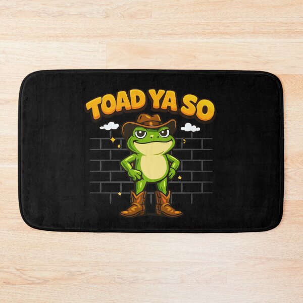 Item preview, TOAD YA SO – Funny Cowboy Toad | Pun Humor Western Design designed and sold by Cree8if.