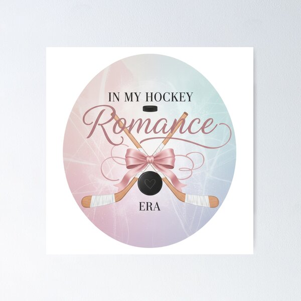Item preview, In My Hockey Romance Era Bow Aesthetic – Soft Girl Ice Hockey Design designed and sold by YK SHOP.