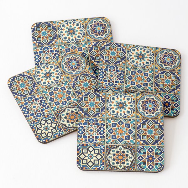 Item preview, Moroccan Tile Geometric Pattern designed and sold by Myra365Art.