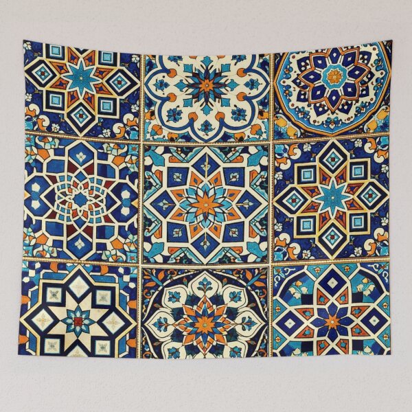 Item preview, Moroccan Tile Geometric Pattern designed and sold by Myra365Art.