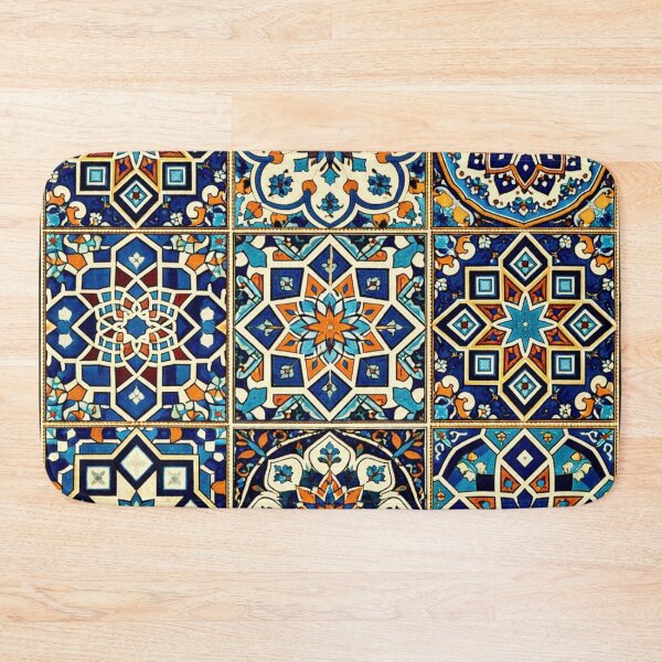 Item preview, Moroccan Tile Geometric Pattern designed and sold by Myra365Art.
