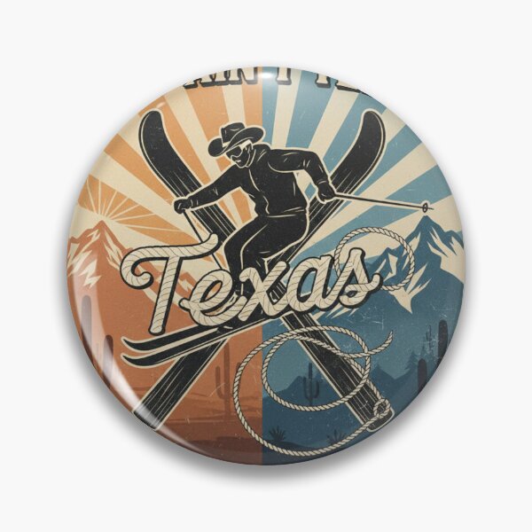 Item preview, This Ain’t Texas Ski The West – Vintage Western Ski Poster Aesthetic designed and sold by YK SHOP.