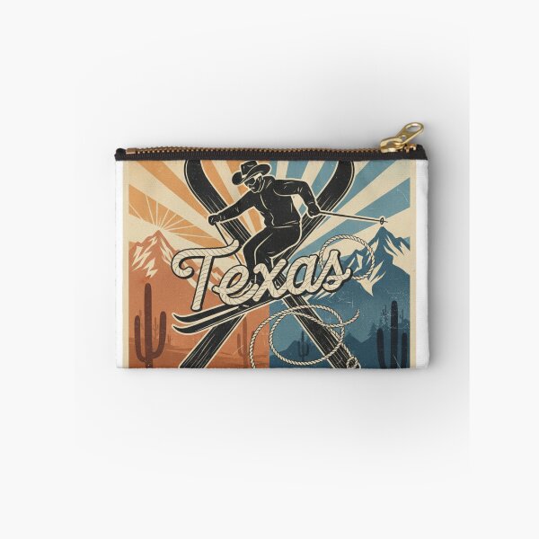 Item preview, This Ain’t Texas Ski The West – Vintage Western Ski Poster Aesthetic designed and sold by YK SHOP.