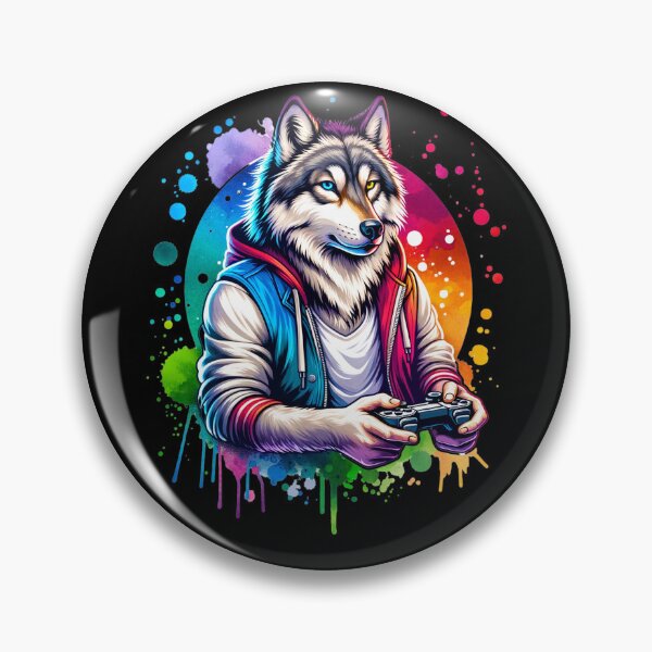 Item preview, Gaming Wolf designed and sold by ReneMM.