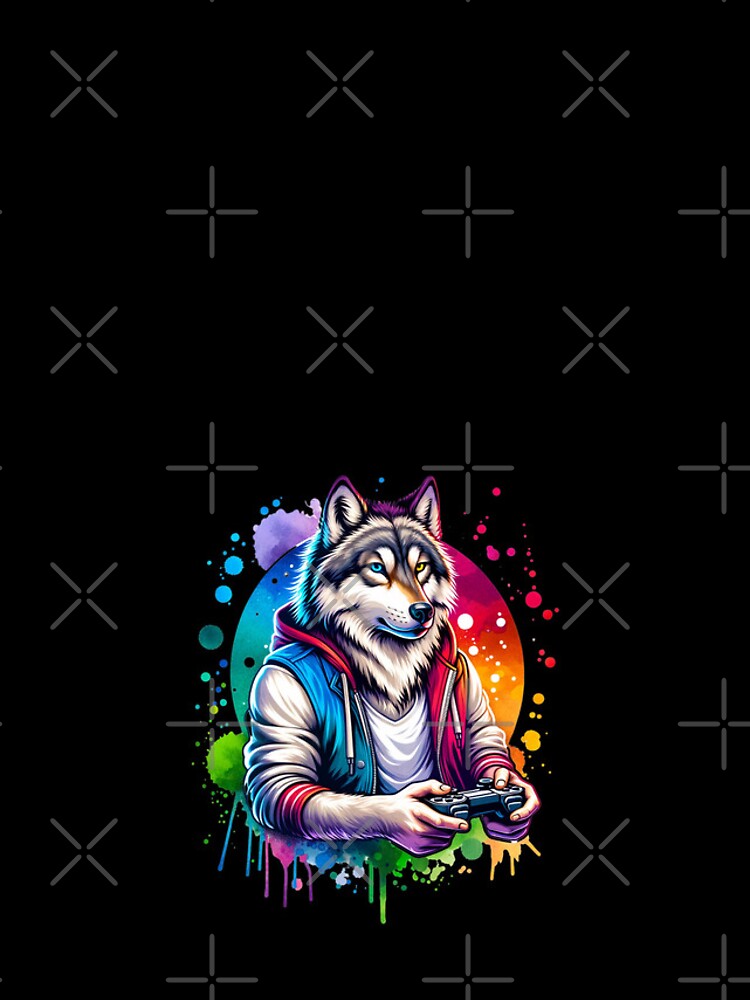 Thumbnail 4 of 4, iPhone Case, Gaming Wolf designed and sold by ReneMM.