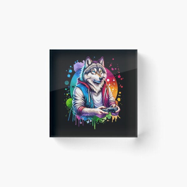 Item preview, Gaming Wolf designed and sold by ReneMM.