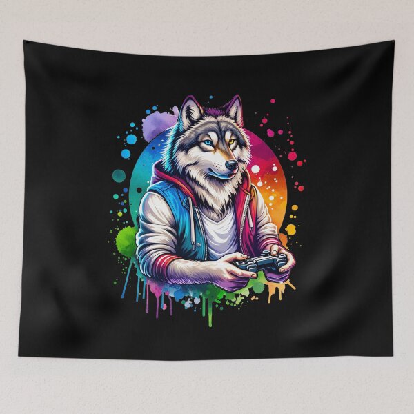 Item preview, Gaming Wolf designed and sold by ReneMM.