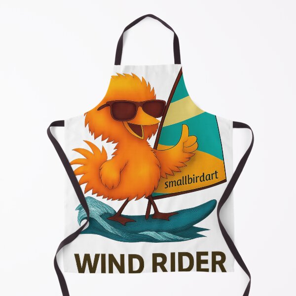 Item preview, Windsurfing Bird – Wind Rider Cartoon Design for Summer & Water Sports Fans designed and sold by smallbirdart.