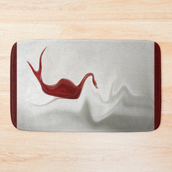 Item preview, PAINTED RED SWAN IN TURBULENT WATERS designed and sold by SKIP WILLITS FINE ART.