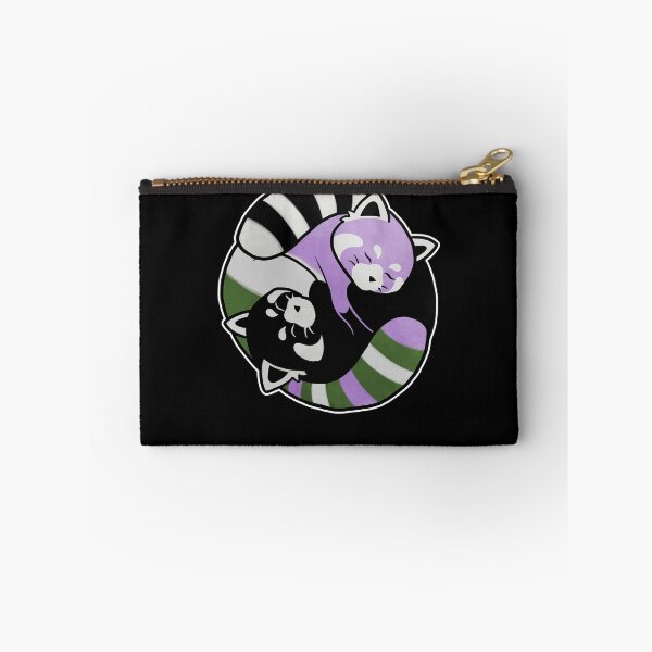 Item preview, Genderqueer Red Panda Yin Yang LGBT Pride Flag designed and sold by Clara Hollins.