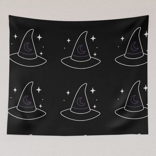Item preview, Mystic Witch Hat - Minimalist Gothic Moon Art designed and sold by AUDIO KULT.