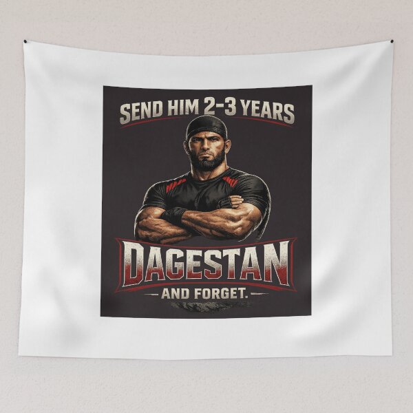 Item preview, Dagestan Wrestling MMA - Send Him 2-3 Years and Forget Graphic designed and sold by inaveed.
