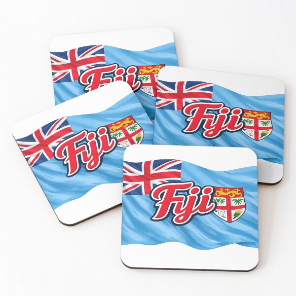 Item preview, Fiji Waving Flag Design – Fijian Pride Patriotic Country Graphic designed and sold by GarnerSupplyCo.
